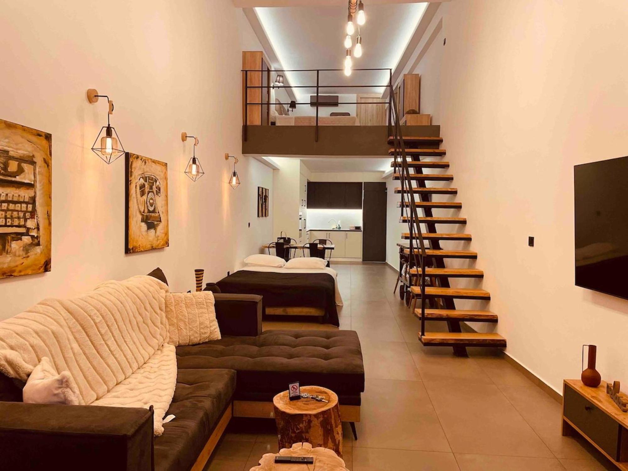 Loft Athens -Nomad Friendly # Superhost Hub# Apartment Exterior photo
